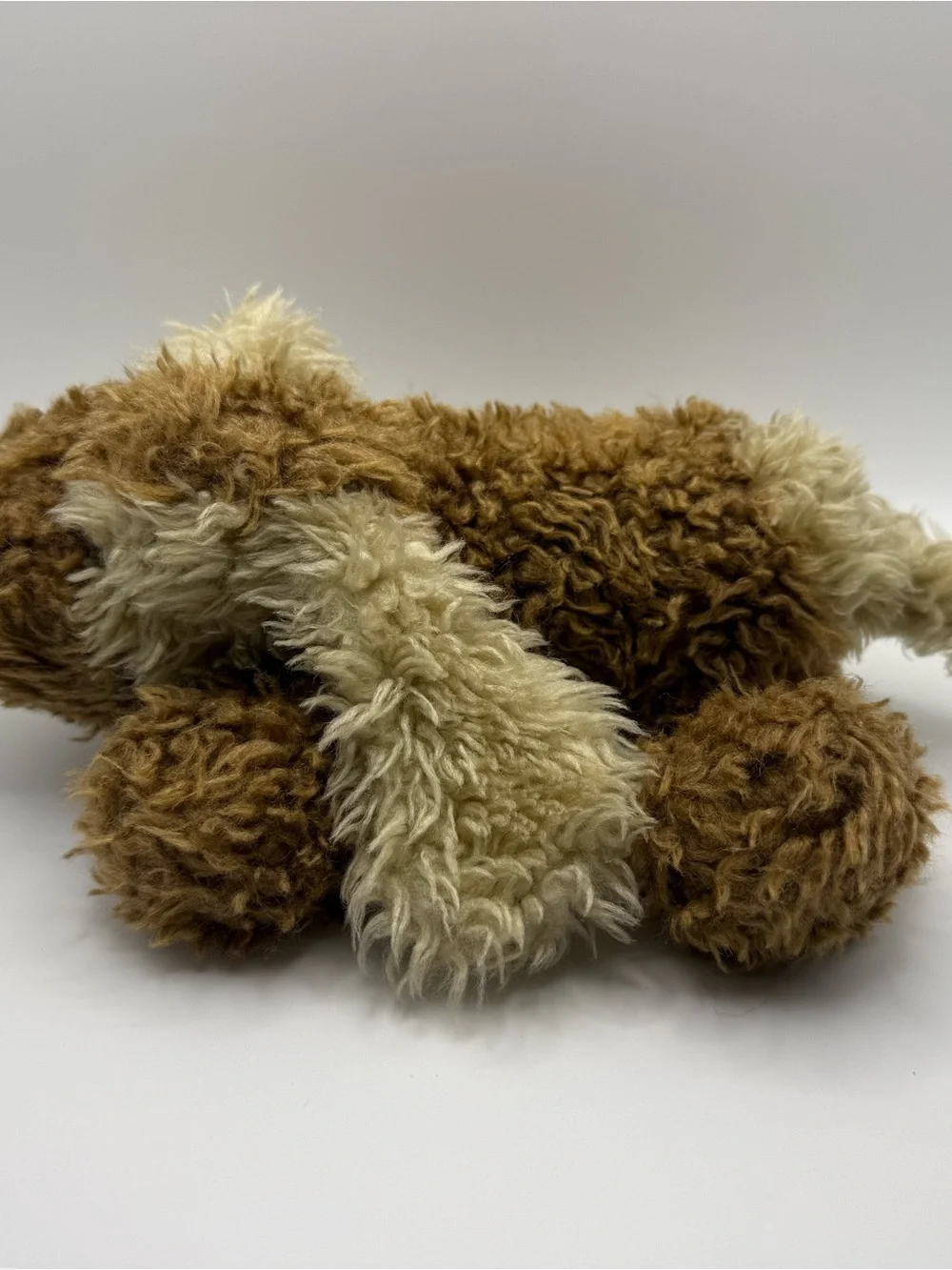 Vintage 1999 Rare Ganz “Puppers” H3421  Brown/Cream Scruffy Dog Plush (GZPL-02)